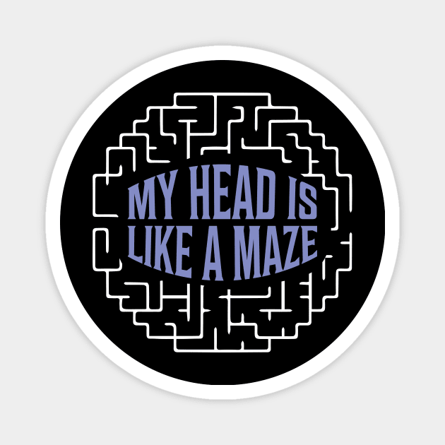 Head Brain Maze Magnet by Imutobi